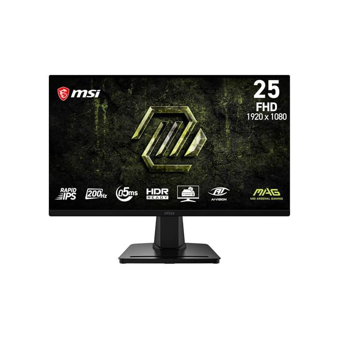 Écran gaming MSI MAG 256FA E20 24.5 FHD Rapid IPS 200 Hz FreeSync Premium