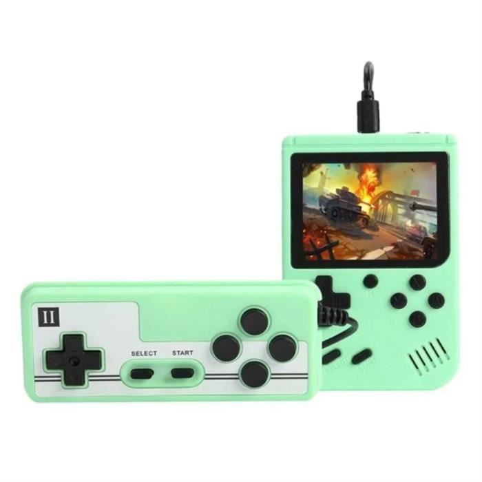 Console Portable 400 Jeux Rétro Écran 3 Pouces - Bleu Avec Sortie TV
