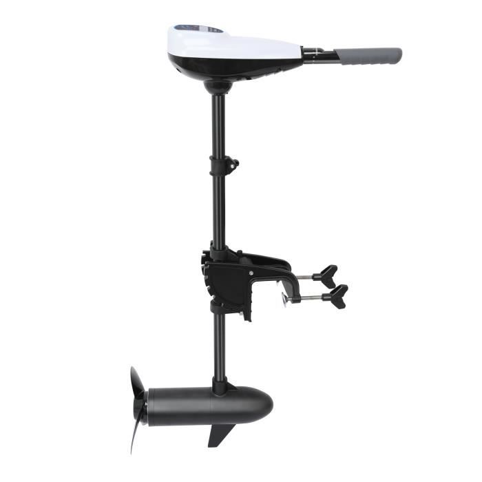Moteur Hors-bord électrique 45lbs - 12V - Pour Bateaux De Pêche Et Dériveurs - Hélice 3 Pales