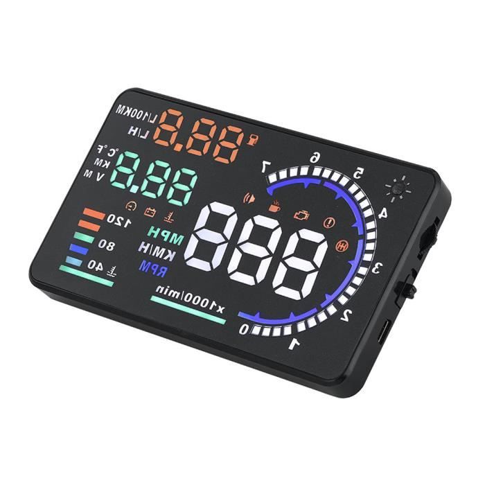 Alomejor Tachymètre LED Portable Pour RC - Compteur Vitesse Hélice, LCD Multifréquence, Durable