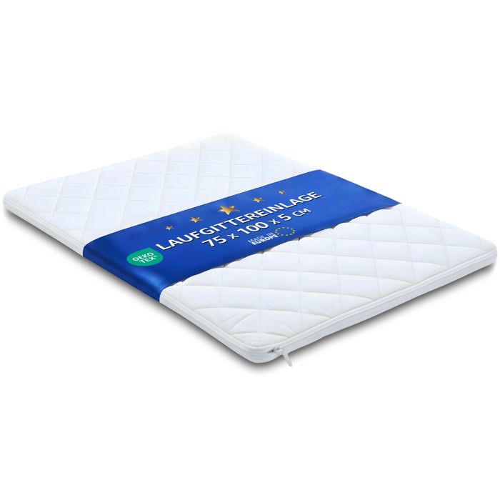 Matelas de parc enfant rectangle 75x100 cm - tapis de parcs de jeu pour bebe cododo ou sol doux en mousse avec respirante housse