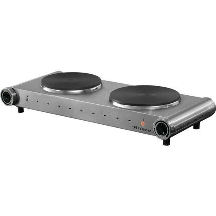 Plaque de cuisson posable en fonte ARIETE 994 D188 mm + D155 mm