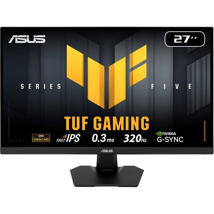 Écran PC Asus TUF Gaming VG27AQM5F 27 QHD 320Hz Fast IPS FreeSync G SYNC HDR10 0 3ms - vue 1