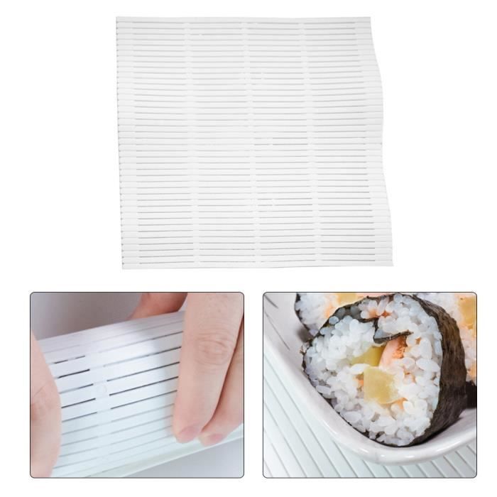 Alfombrilla De Silicona Para Hacer Sushi - Reutilizable, Antiadherente, 27.5x24.8 Cm, Apta Lavavajillas