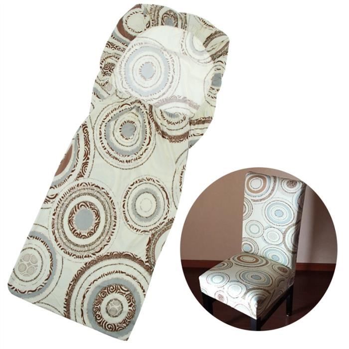 NIBESSER Housse de Chaise Epais Tricot Universel Extensible Coverture de Chaise Elastique Stretch Mariage de Salle /à Manger Interieur Lavable