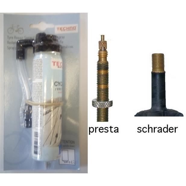 Bombe anti Crevaison Anticrevaison SPECIAL VELO Cdiscount Sport