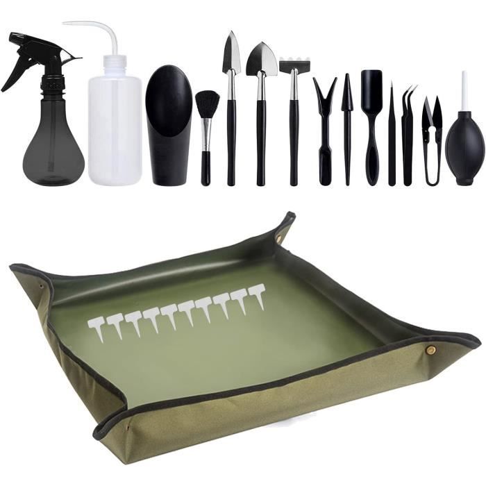 Kit Jardinage Enfant 23 Pièces – Pelles, Arrosoir, Gants, Sac De Rangement XL – Cadeau éducatif Dès 3 Ans