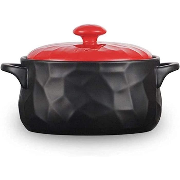 Cocotte en Terre Cuite Casserole avec Couvercle Rond 100