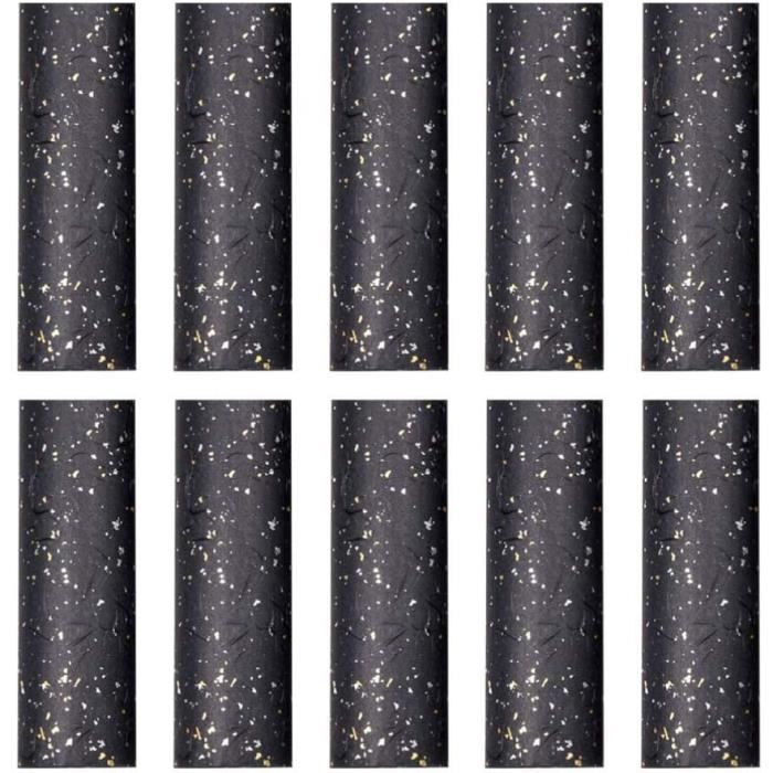 Papier Cadeau Noël Kraft – 10 Feuilles 70x50 Cm, Motifs Flocons, Rennes, Marron Et Bleu - 10