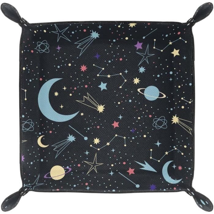 Plateaux à Bijoux En Forme De Lune – Lot De 2 – Céramique Noire Et Blanche – Pour Coiffeuse Ou Décoration