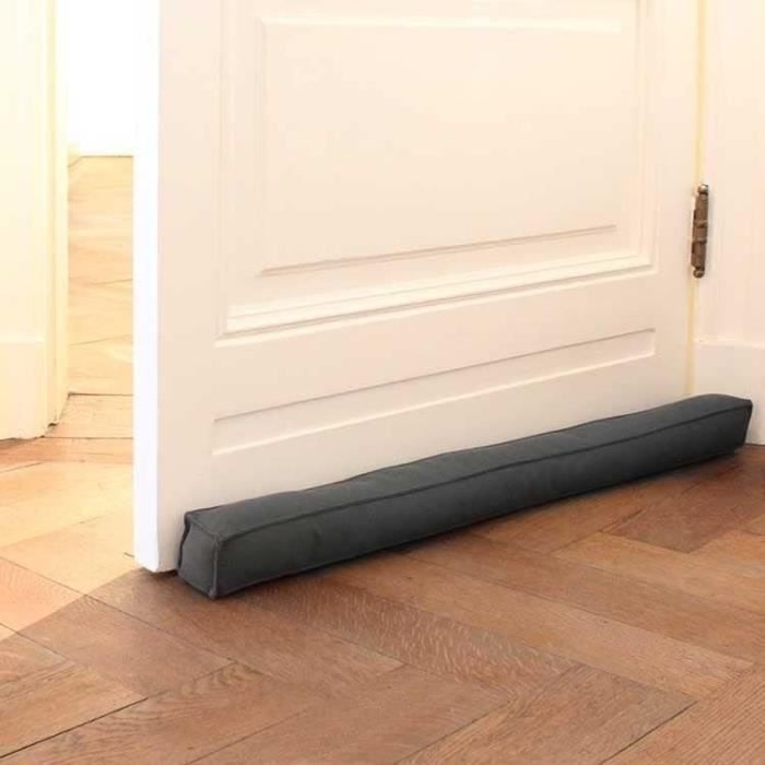 Boudin De Porte Magnétique 90cm - Anti-Courant D'Air Et Bruit - Gris