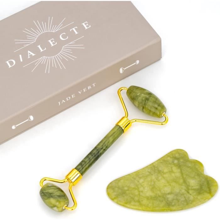 *NOUVEAU* Rouleau de Jade & Gua Sha, Rouleau Jade Visage Jade Roller