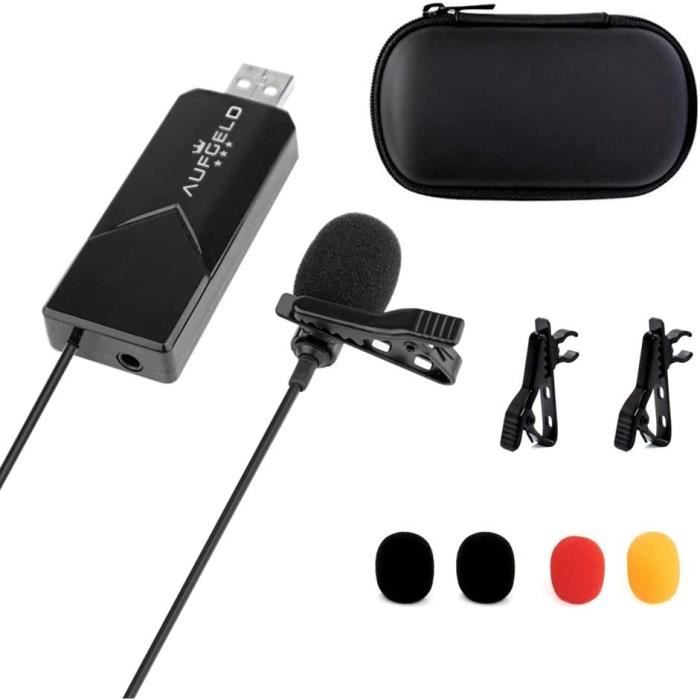 Microphone USB Omnidirectionnel Pour PC Et Portable - Son Clair Pour Réunions, Streaming, Podcasts - Technologie Condensateur