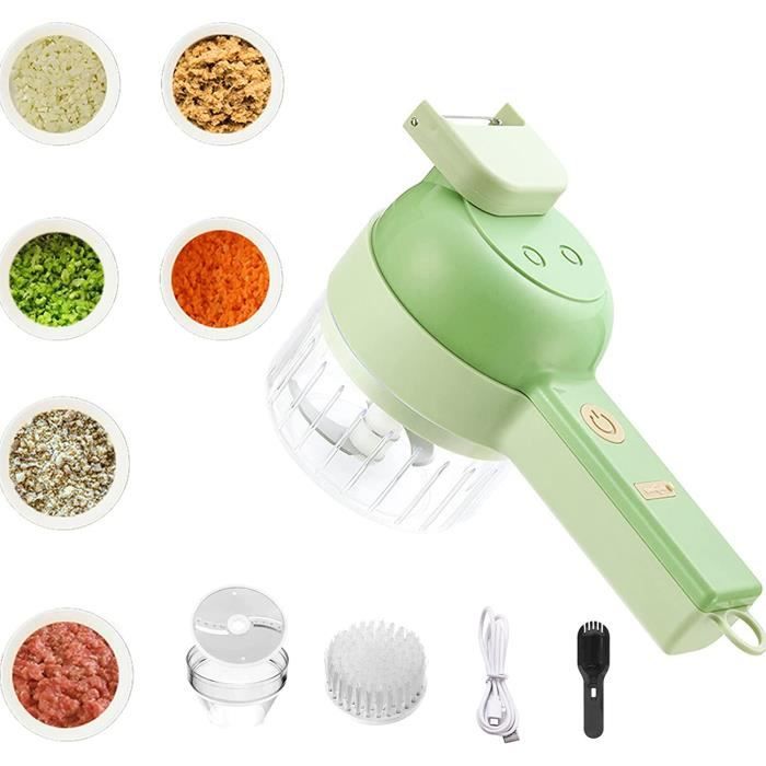 Hachoir électrique, Ensemble de légumes Professionnel à Haute efficacité, Robot Culinaire ABS en Acier Inoxydable pour TM5 TM6