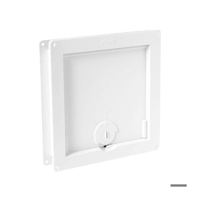 Meilleurs prix pour Chatière manuelle blanche pour chat - Nicoll - Pour petits animaux domestiques - Verrouillage magnétique