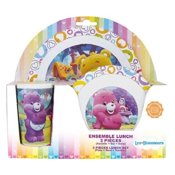 Bisounours Ensemble Lunch Assiette Verre Bol Cdiscount Puericulture Eveil Bebe