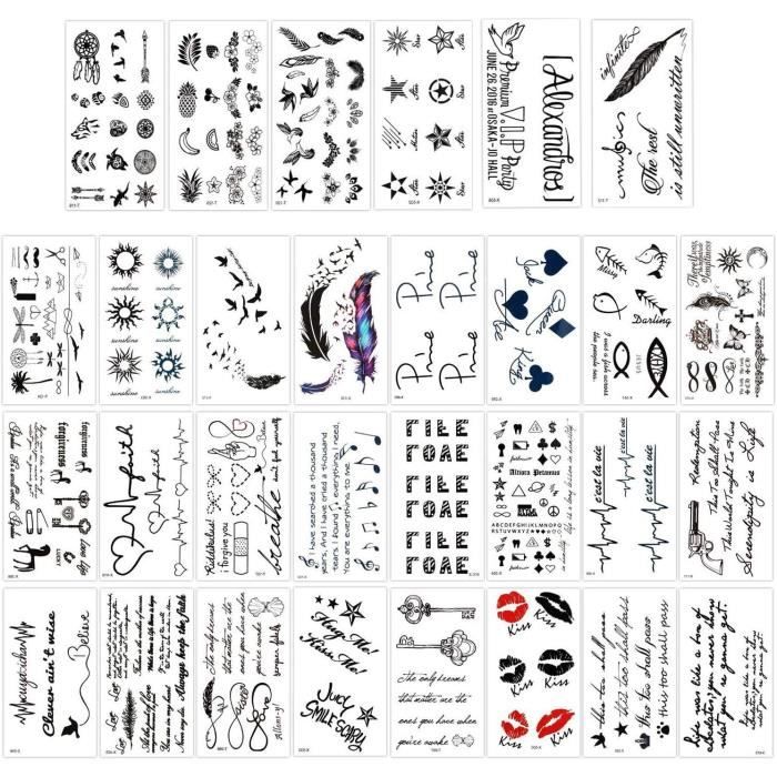 Tatouages Temporaires Cuckold Avec Lettres Anglaises - Autocollants Imperméables, Neufs Sous Emballage