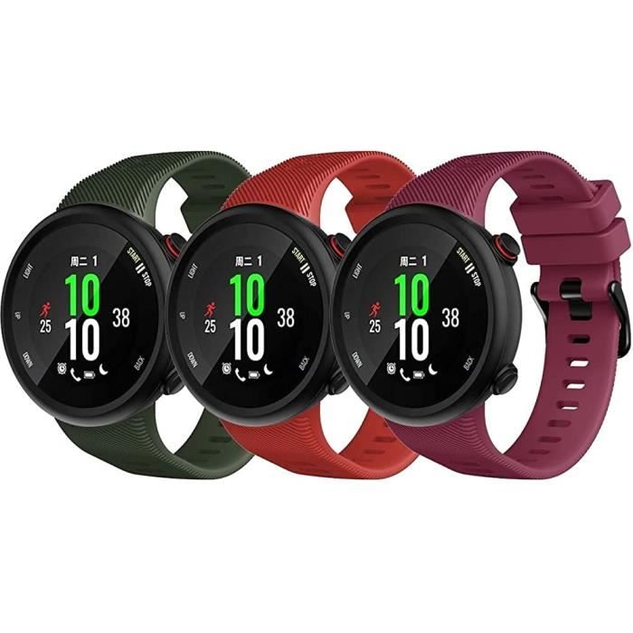 Bracelet de rechange en Silicone souple, Compatible avec Garmin Forerunner  610, pour montre intelligente Garmin Forerunner 610