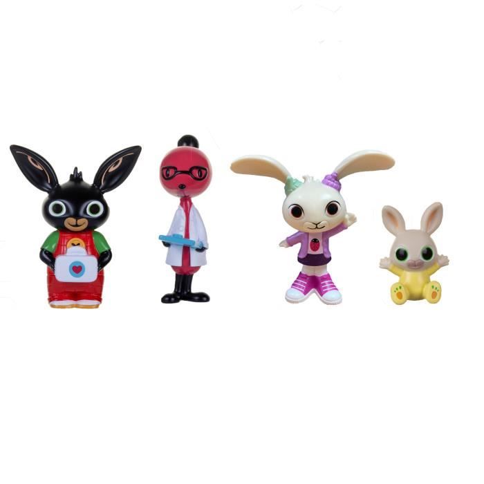 Ensemble de 4 figurines Bing (Bing, Molly, Coco, Charlie) - Cdiscount ...