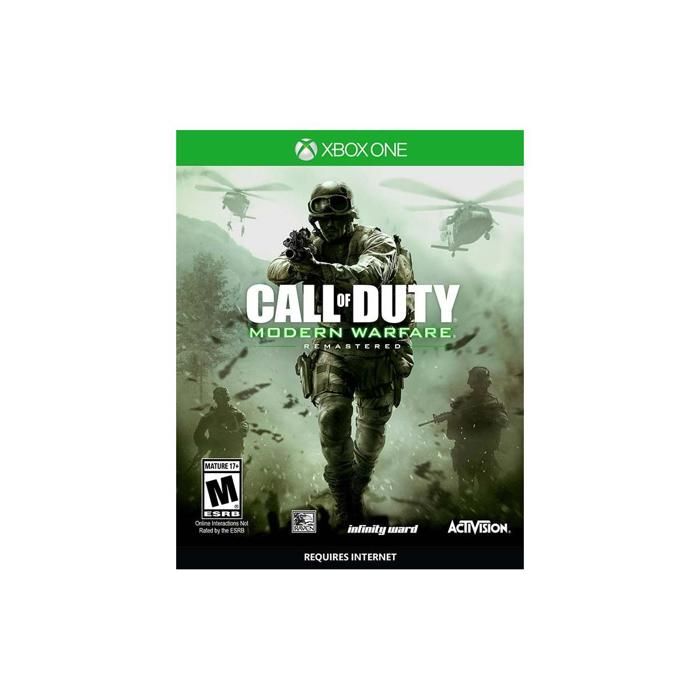 Call of Duty Modern Warfare Remastered Xbox One italien - vue 1