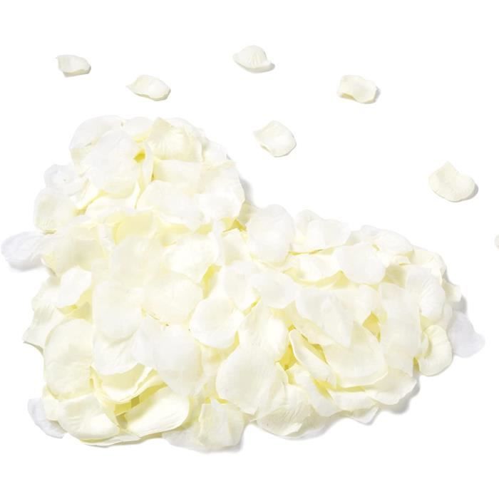 100 Noir et blanc soie pétales de rose-table de mariage Confettis Décorations