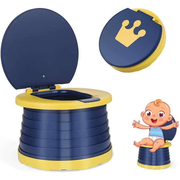 Pot Bebe Toilette Toilette Enfant Pliable Pot Enfant Pot Bebe Pour File En Garcon Avec 15pcs Sacs De Pot Toilette Bebe Jeta 8 Cdiscount Puericulture Eveil Bebe