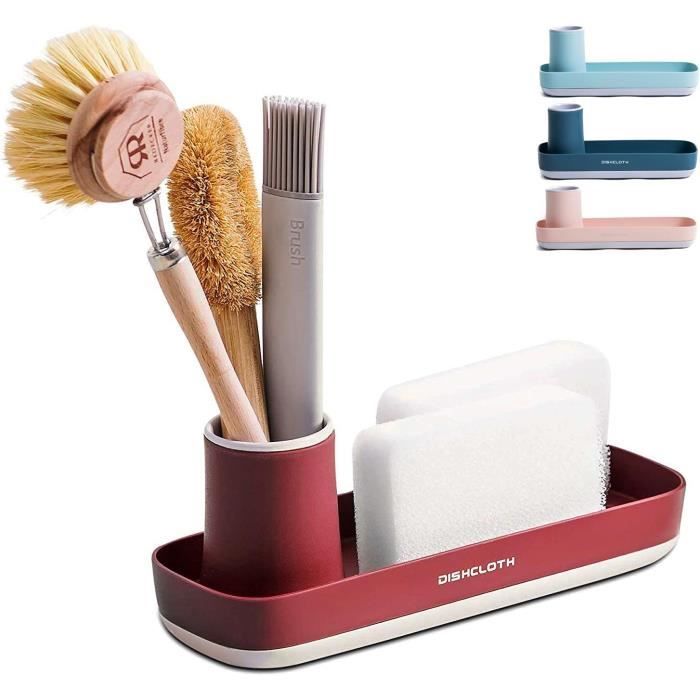 Organisateur D'évier De Cuisine, égouttoir D'évier En Acier Inoxydable Avec égouttoir De Salle De Bain De Cuisine Amovible Noir 99209005