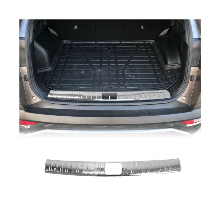 Protection Seuil De Coffre Compatible Hyundai Tucson 2015-2018 - Acier Inoxydable Brillant