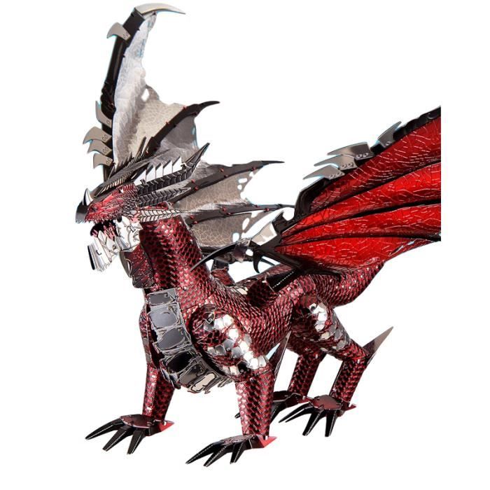 Puzzle 3D Metal Maquette - Dragon Kirin - Maquettes À Construire - Cadeau D'Anniversaire Pour