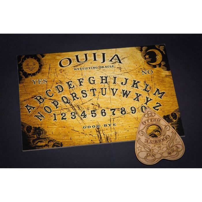 Noir Planche Ouija Board Avec Sa Goutte Avec Instructions