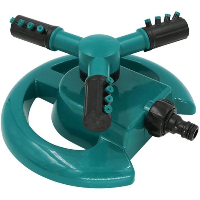 Namvo Arroseur De Jardin 3 Bras Rotatif 360° - Irrigation Automatique Pour Grande Surface Avec Connexion Rapide Anti-Fuite