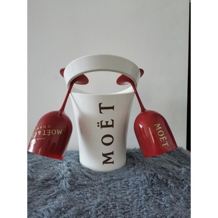 Seau à Glace Portable Double Tête De Cerf - En Inox, Pour Bière Ou Champagne - NEUF