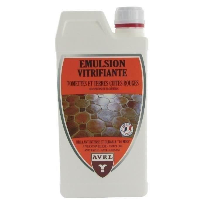 Emulsion vitrifiante pour tomette et terre cuite rouge - 1 L