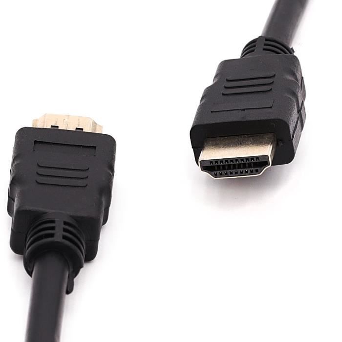 CÂBLE HDMI / HDMI MINI, 1080P, M / M, NOIR, 1.8M