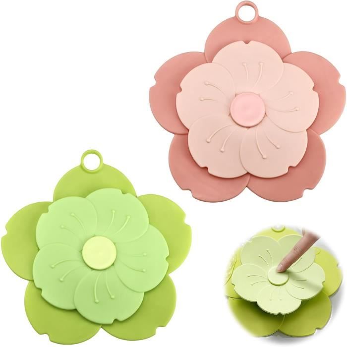 Lot De 2 Filtres D'évier En Acier Inoxydable – Grille De Lavabo 11x7x2 Cm Avec Poignée, Anti-bouchage Cuisine Et Salle De Bain