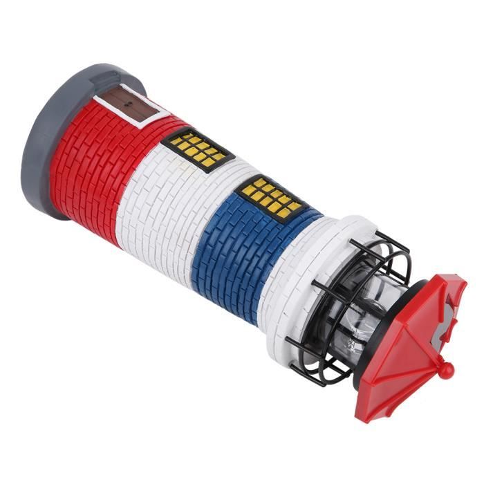 Phare Solaire LED Rotatif à 360 Degrés, Éclairage D'Extérieur, De