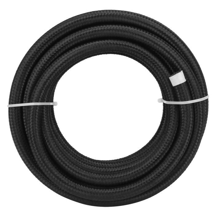 Tuyau à Essence Noir NBR 6mm Intérieur - Rouleau De 3m - Pour Moteurs, Voitures, Tondeuses, Tracteurs - 9