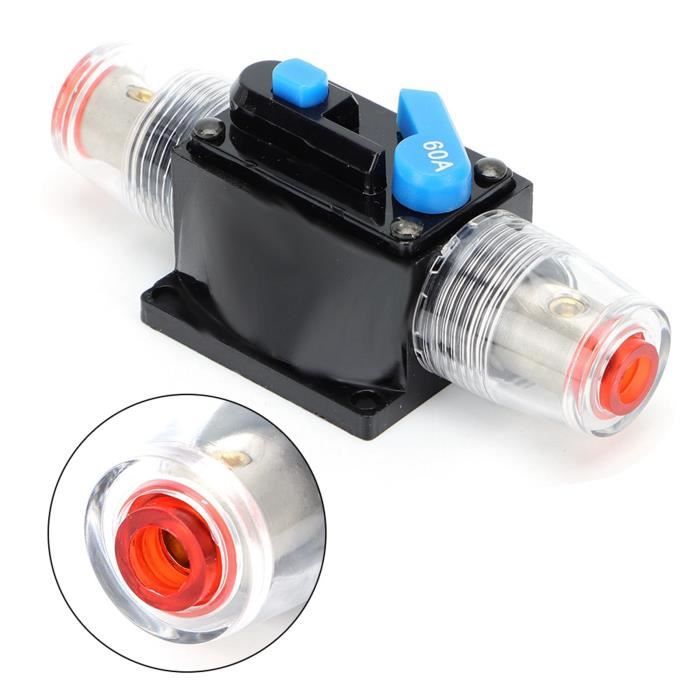 Support Fusible/disjoncteur De Protection Audio - 30A à 300A, IP67, 12-48V DC, Noir, Pour Installation Voiture