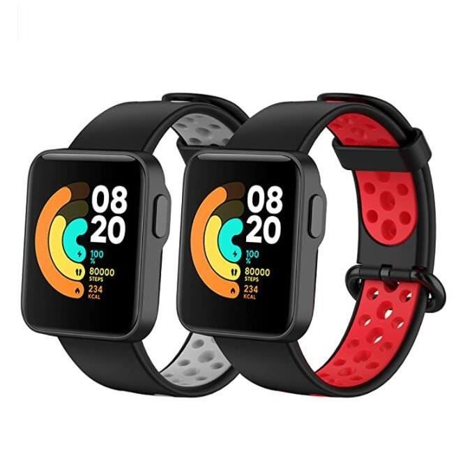 2 Pièces Bracelet pour Xiaomi Mi Watch Lite / Redmi Watch - Cdiscount  Téléphonie