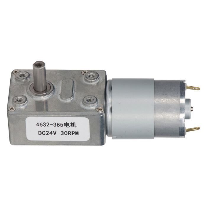 Moteur De Réduction DC 12V Turbine à Couple Élevé - 15/30/50/100/200 RPM Engrenages Métalliques