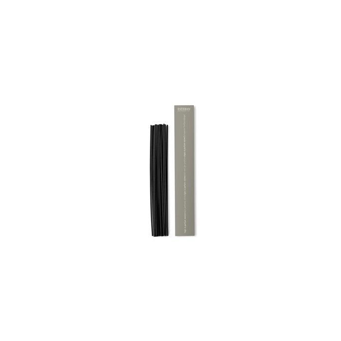 ESTEBAN Tiges Noires Pour Bouquet Parfumé – Lot De Rechange 25 Cm – Diffuseur Parfum Maison Naturel & Élégant