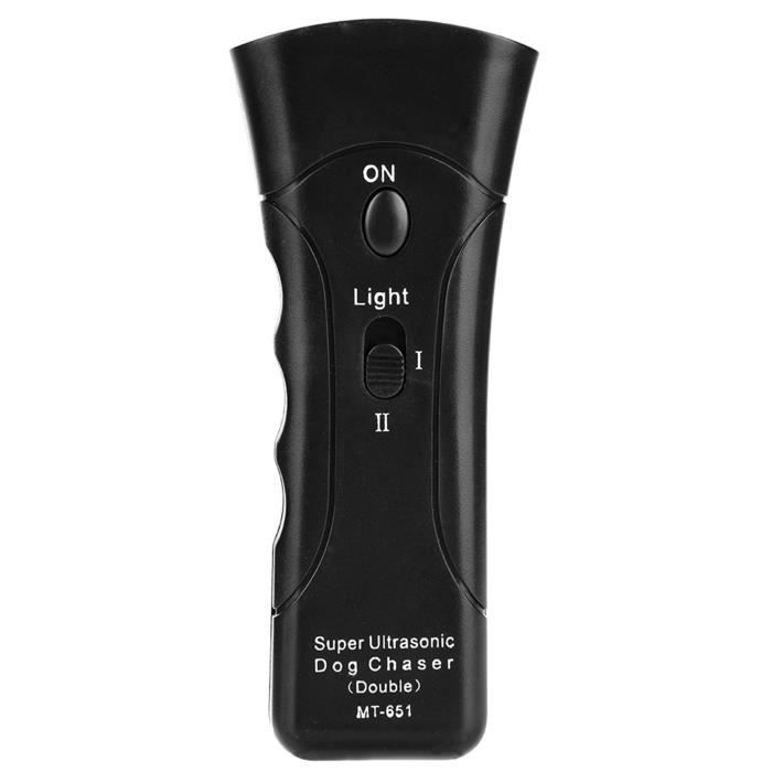 Meilleurs prix pour Répulsif à ultrasons pour chiens à double tête Appareil de dressage de chiens à laser à double corne 111680