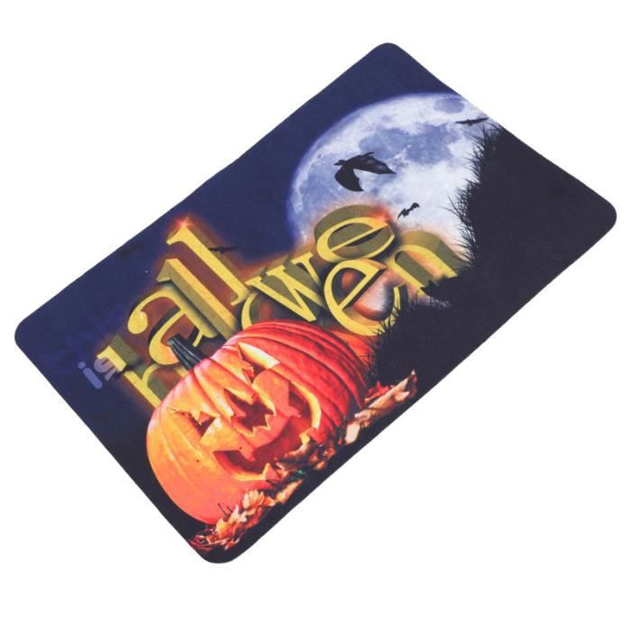 Casasphere Tapis De Salle De Bain Motif Chauve-souris, Tapis De Bain Antidérapant, Lavable En Machine, Petit Tapis Gothique Pour Porte D'entrée, Chambre à Coucher, Cuisine (noir