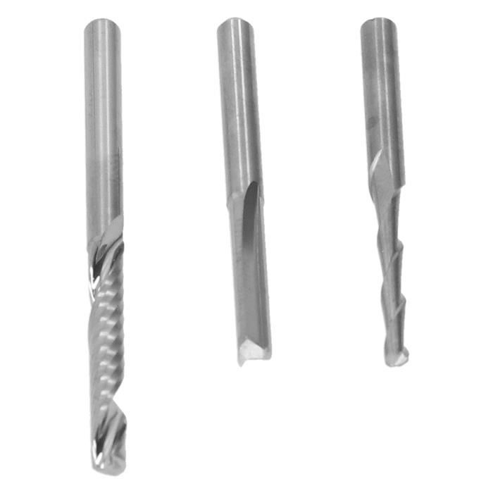 Fraise à Main Courante 8 Mm Pour Toupie à Bois - 2 Pièces (forme Calebasse/accoudoir) - Pour Rampe, Moulure, Travail Précision