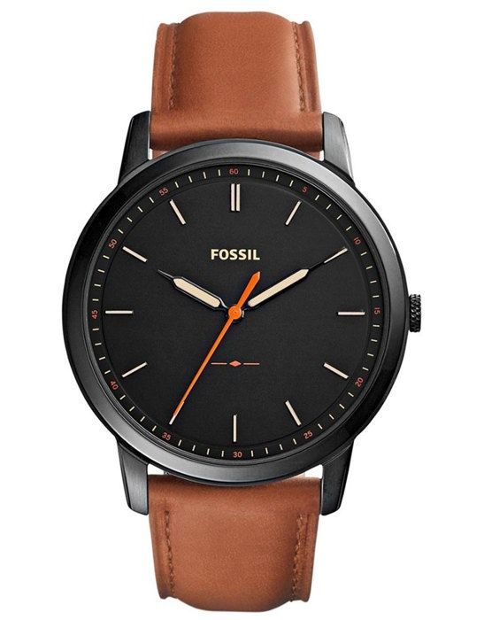 FOSSIL Montre en Cuir FS5305 - Homme - Marron