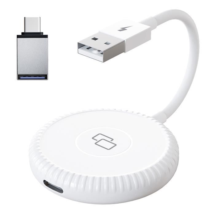 Adaptateur sans fil pour CarPlay de projection d'écran avec câble PD et ...