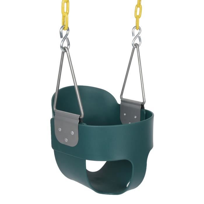 GigiToys – Connecteur De Balançoire Universel 90-125 Mm – Vert – Support Pour Poutre Carrée – Aire De Jeux Extérieure