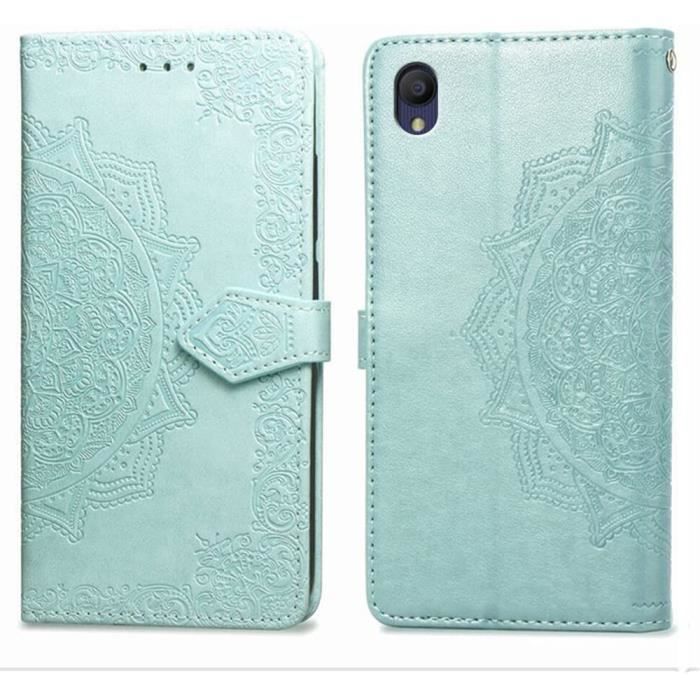 BAILI Custodia Portafoglio A Flip Con Supporto Per Alcatel 1 2019 – Pelle PU Con Chiusura Magnetica, Porta Carte E Contanti, Colore 03