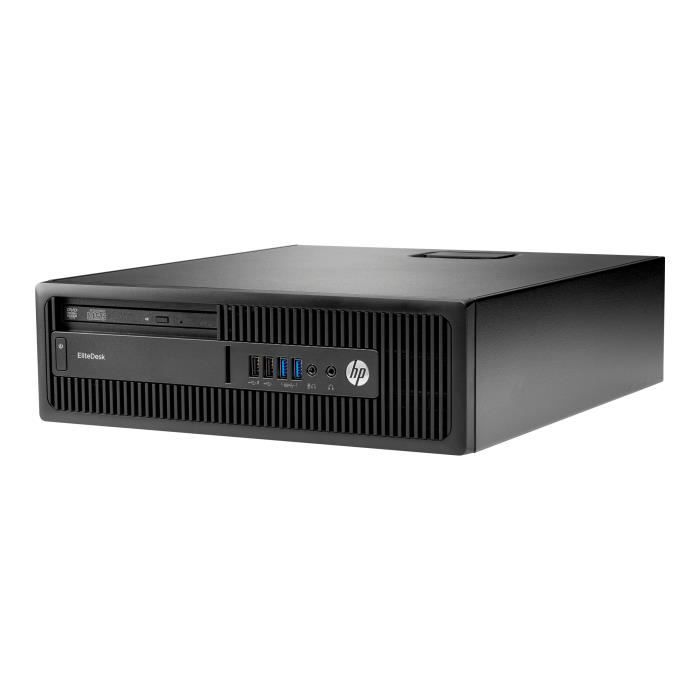 HP EliteDesk 705 G3 - SFF - 1 x A6 PRO-9500 - 3.5 GHz - RAM 4 Go - HDD 500 Go - Radeon R5 - GigE - Win 10 Pro 64 bits Reconditionné - Hewlett-Packard reconditionné disponible sur Cdiscount Seconde Vie