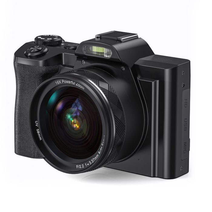 Appareil photo num&eacute;rique 5K 48MP Zoom 16 x &Eacute;cran 3,5 pouces, autofocus